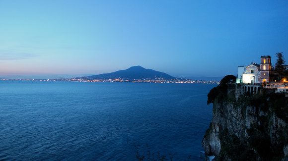 Vesuvius and Napoli from Vico Equense